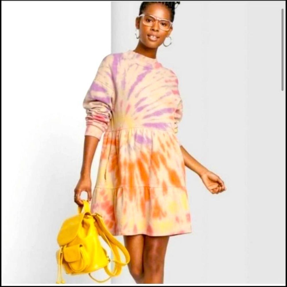 Wild Fable | Cozy Tie-Dye Sweatshirt Dress